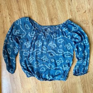 Silk Bohemian Blouse